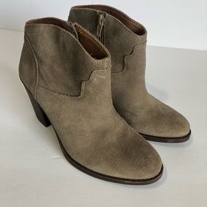 Lucky Brand Boots Tan Suede Size: 6.5M /36.5